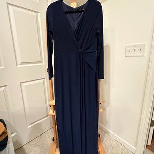 Beautiful Laundry Maxi Dress by Laundry by Shelli Segal Size 10 Navy Blue